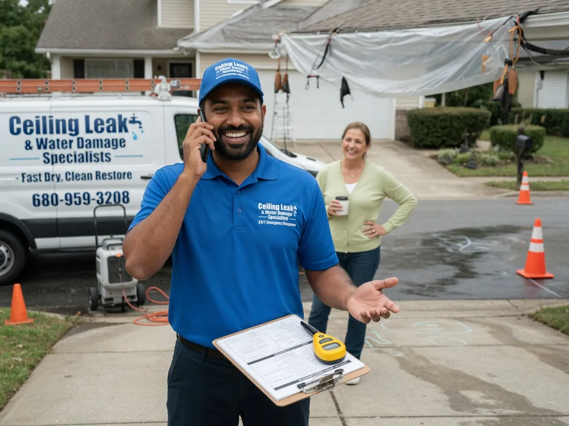 Ceiling Leak Cleanup Wellsville, UT FAQs